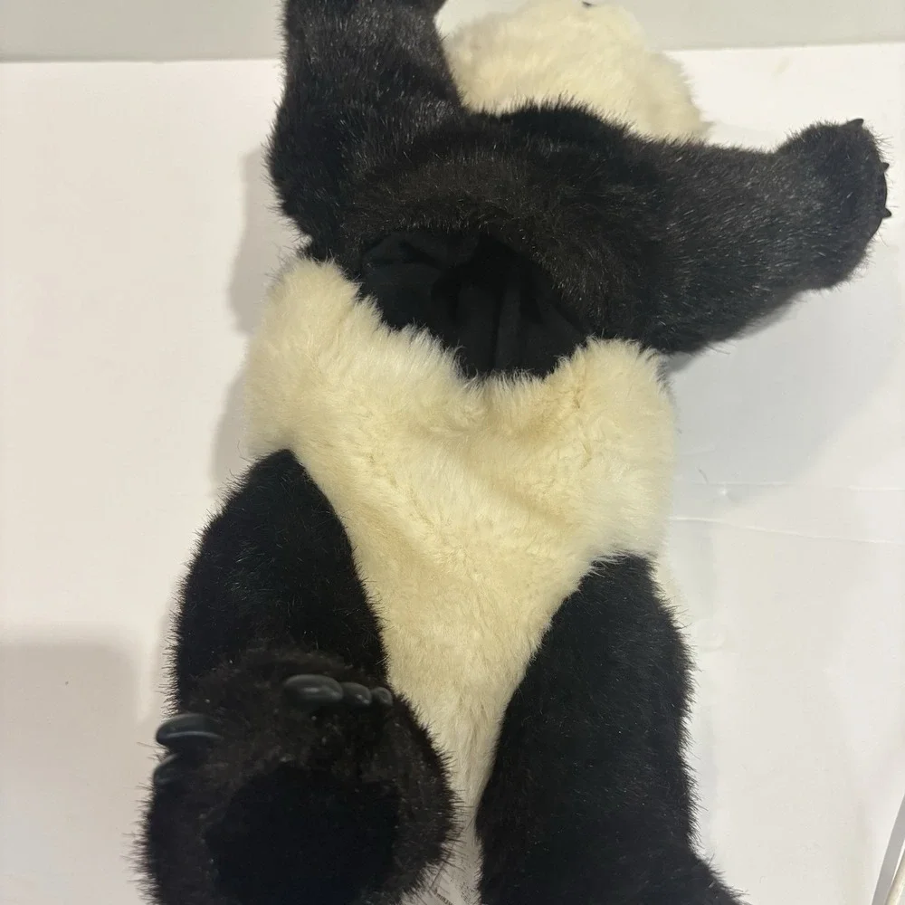Vintage Folkmanis Black White Panda Hand Puppet Folk Full Body Pretend 14